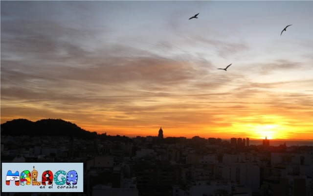 Amanecer en Málaga. Dolores Jurado
